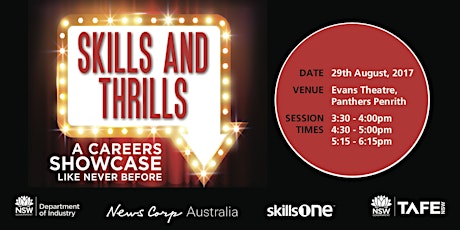 Skills and Thrills at the Western Sydney Apprenticeship & Traineeship Expo primary image