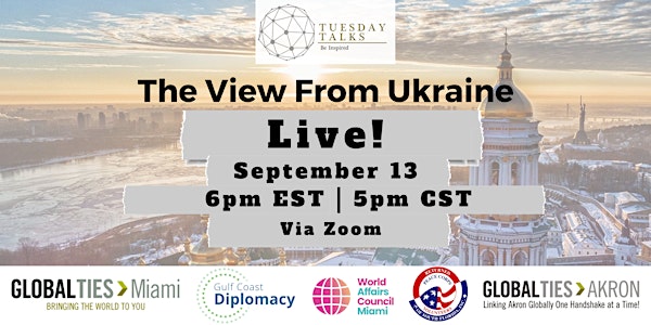 Tuesday Talks: The View from Ukraine | "LIVE"