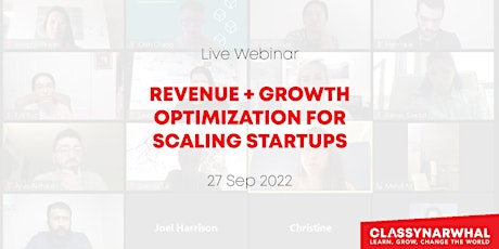 Revenue + Growth Optimization For Scaling Startups