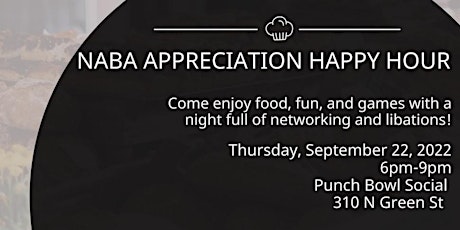 Hauptbild für NABA Chicago Member Appreciation Happy Hour