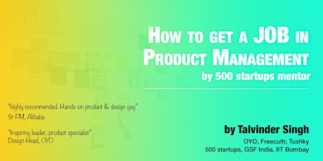 How to get a job in Product Management primary image