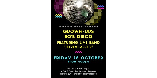 Grown-Ups 80s Disco with Live Band 'Forever 80s'
