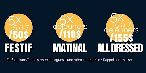 Forfaits d'activités 2017-2018