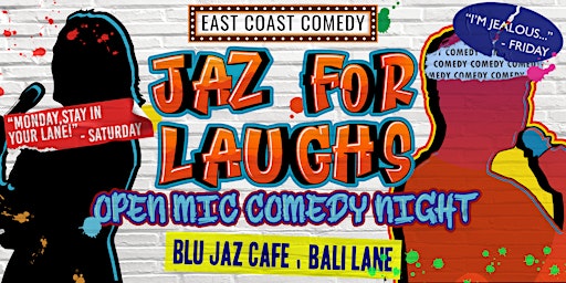 Imagem principal do evento Jaz For Laughs at the Blu Jaz