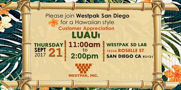 Westpak Customer Appreciation Luau