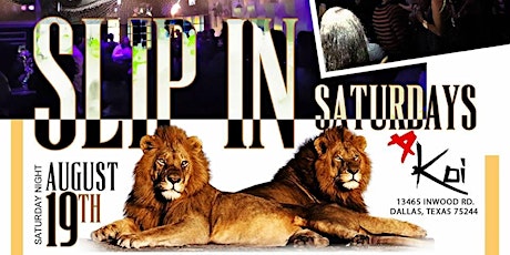 "SLIP IN SATURDAYS" @AKOI LOUNGE | ALL ABOUT THE LEOS primary image