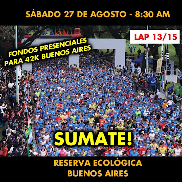 Imagen de Fondos para 42K Buenos Aires  "Locos Por Correr " - LAP 13/15!