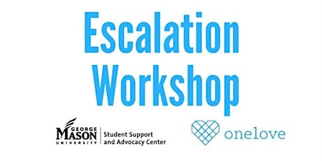 One Love Escalation Workshop- October 10th  primary image