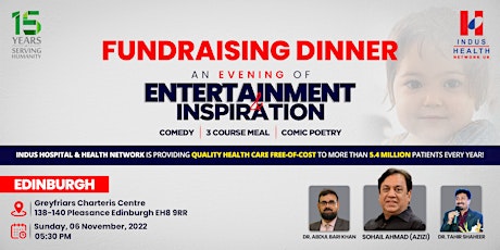 Edinburgh Fundraising Dinner - An Exclusive Evening with Azizi primary image