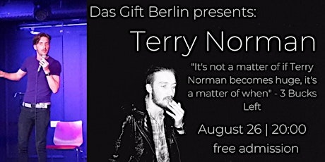 Free English Comedy in Berlin: Terry Norman (Ire) primary image