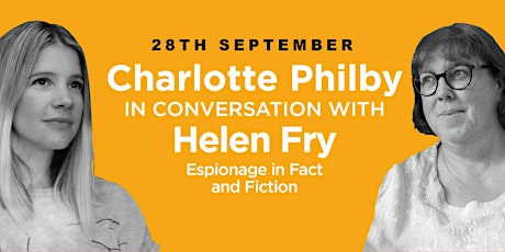 PHLS 2022: Charlotte Philby in conversation with Helen Fry primary image