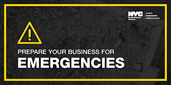 Prepare Your Business for Emergencies Webinar, 01/17/18