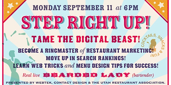 Step Right Up! Exclusive Restaurant Marketing Event at Church & State