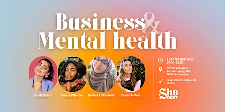 Imagen principal de Networking event: Business & Mental health