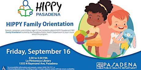 HIPPY Pasadena Family Orientation primary image