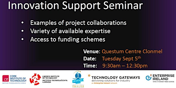 Innovation and Funding Support Seminar