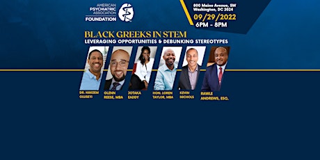 CBC Week - Black Greeks in STEM Panel and Networking Mixer primary image