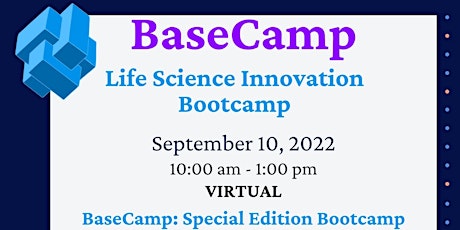 Enventure BaseCamp -  Special Edition Life Science Innovation Bootcamp
