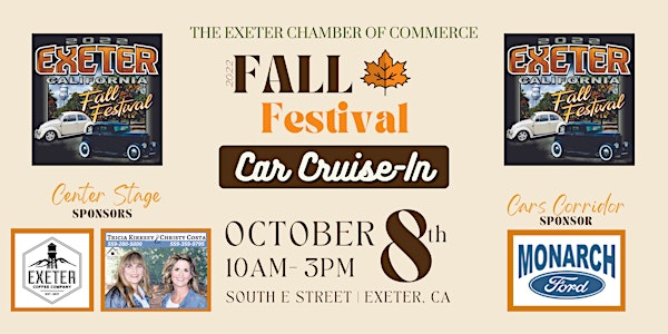 The Exeter Fall Festival Car Cruise-In