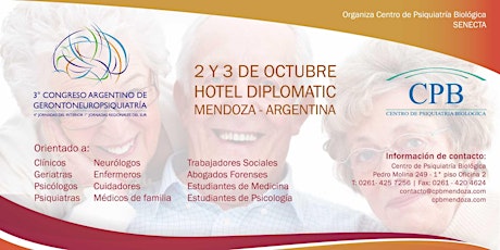 Imagen principal de 3er Congreso Argentino de Gerontoneuropsiquiatría