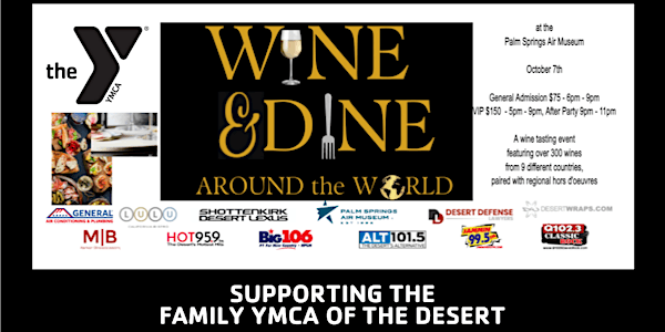 Wine & Dine Around the World - Supporting the Family YMCA of the Desert