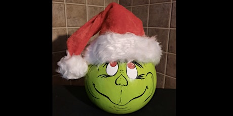 Grinch Gourd Painting 12/3