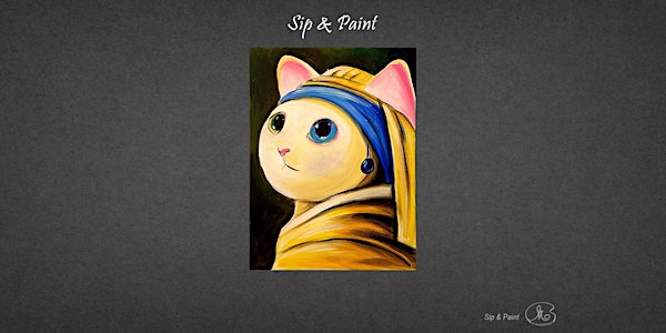 Sip and Paint: Cat with a Pearl Earring (Friday)