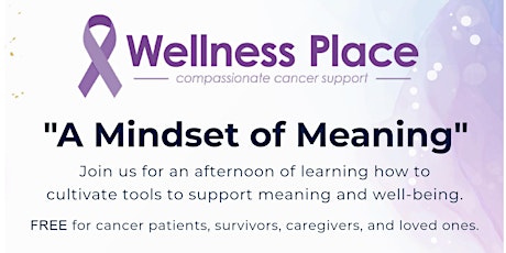 Wellness Place  Presents "A Mindset of Meaning" Educational Class