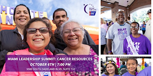 Miami Leadership Summit:  Cancer Resources - American Cancer Society
