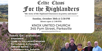 Knox Presents...Celtic Chaos For the Highlanders.