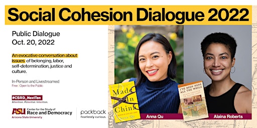 Social Cohesion Dialogue 2022 with Anna Qu and Alaina Roberts (Livestream)