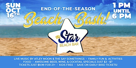 Star Beach Bar's End of the Season Beach Bash in Diamond Beach, NJ