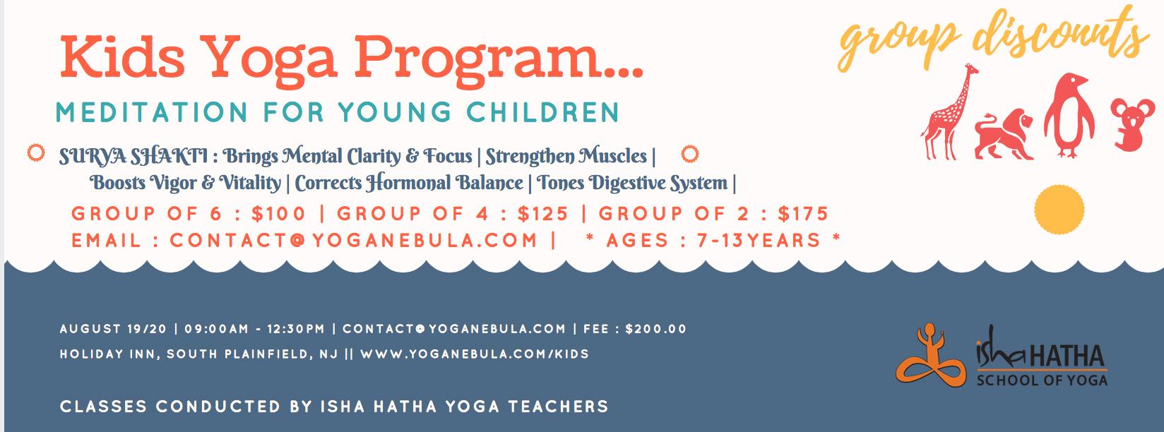 Yoga & Meditation for Kids