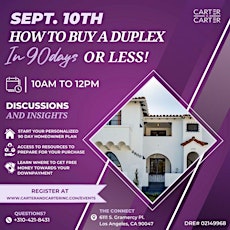How To Buy A Duplex in 90 Days or Less!