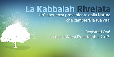 La Kabbalah Rivelata - Corso Online