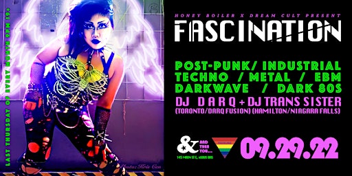 FASCINATION Dark DJ Nights 9.29.22 w/ DJs: DARQ + TRANS SISTER