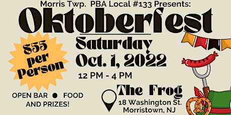 Morris Twp PBA Local 133 presents: Oktoberfest