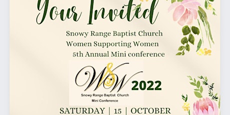 Snowy Range Baptist Church Women Supporting Women 2022