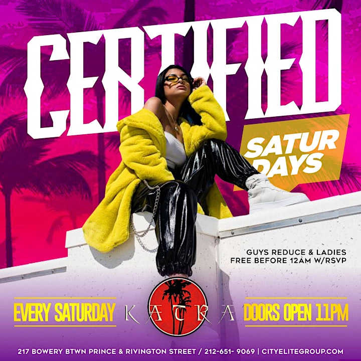 Certified Saturdays At Katra Lounge #1 Vibes Party in The City image