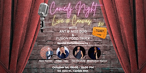 Comedy Night Live at Canvas