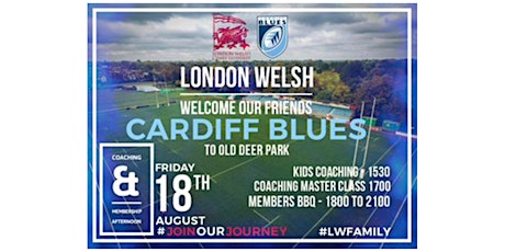 Members BBQ with the Cardiff Blues primary image