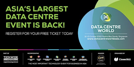 Data Centre World Asia 2022 primary image