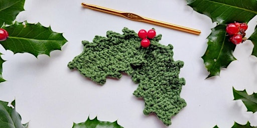 Christmas Holly Crochet Workshop - Online