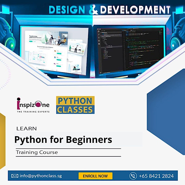Python Course for Beginners Singapore - Code Like a Professionals image