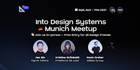 Imagem principal de ⚡️Into Design Systems - Munich Meetup - In Person & FREE