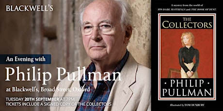 An Evening with Philip Pullman for The Collectors