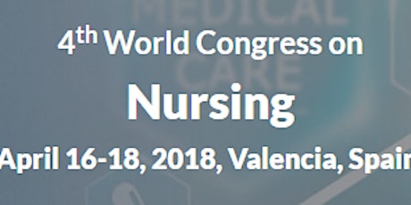 4th World Congress on Nursing primary image