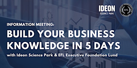 Build your business knowledge in 5 days
