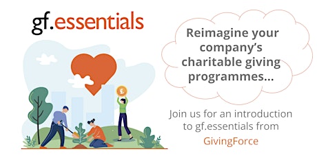 Reimagine your charitable giving programmes with gf.essentials
