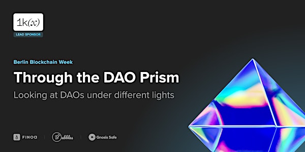 Through the DAO Prism: Looking at DAOs under different lights